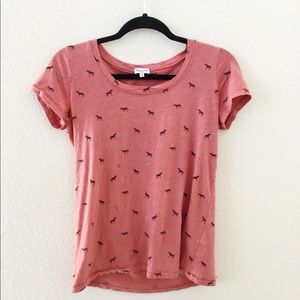 Splendid zebra print T-shirt size S